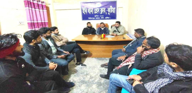 ইবি থানা প্রেসক্লাবের সাধারণ সভা অনুষ্ঠিত