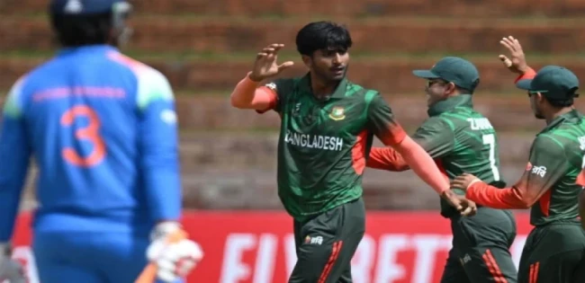 জুনিয়র টাইগাররা ভারতকে ২৩৮ রানে অলআউট করল