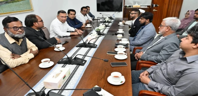 ৭ দলের সঙ্গে তারেক রহমানের বৈঠক