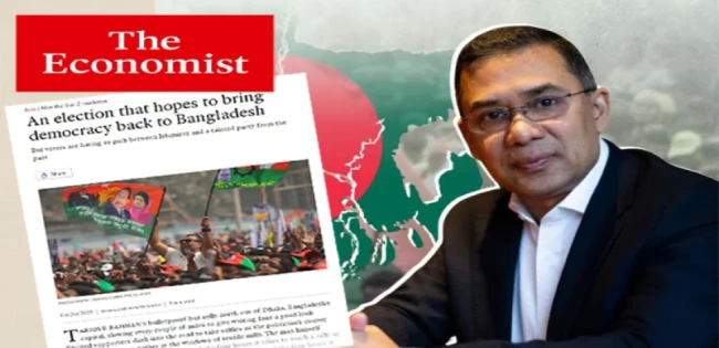 তারেক রহমান  প্রধানমন্ত্রী হওয়ার দৌড়ে এগিয়ে