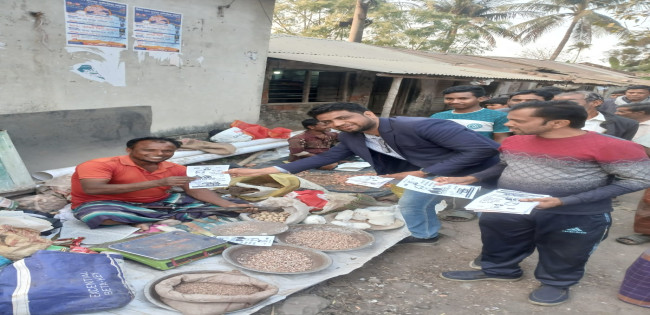 কুর্শা ইউনিয়ন বিএনপির ধানের শীষে ভোট চেয়ে প্রচারণা