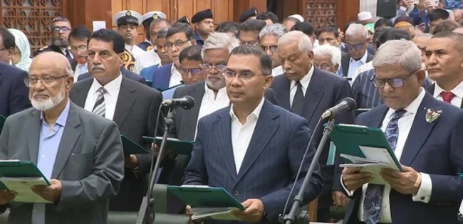বিএনপির নবনির্বাচিত সংসদ সদস্যরা শপথ নিলেন