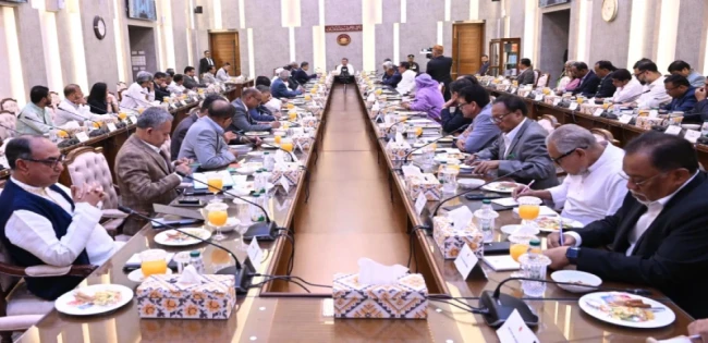 মন্ত্রিসভার প্রথম বৈঠক প্রধানমন্ত্রীর সভাপতিত্বে  অনুষ্ঠিত