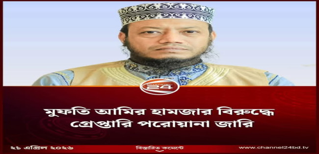 জ্বালানি মন্ত্রীকে নিয়ে কটূক্তির অভিযোগে আমির হামজার বিরুদ্ধে গ্রেপ্তারি পরোয়ানা