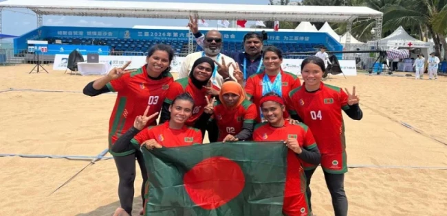 এশিয়ান বিচ কাবাডিতে বাংলাদেশের দারুণ শুরু