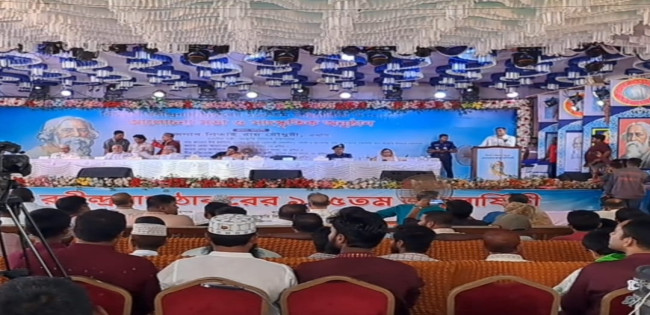 আজ থেকে  শিলাইদহে শুরু হলো তিনদিনব্যাপী জাতীয় রবীন্দ্র জন্মজয়ন্তী উৎসব