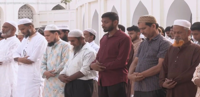 জাতীয় ঈদগাহে ঈদুল আজহার প্রধান জামাত অনুষ্ঠিত