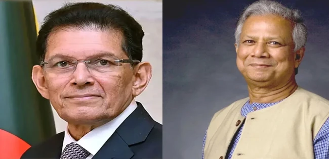 খলিলুর রহমানকে অভিনন্দন জানালেন প্রফেসর ইউনূস